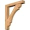 Ekena Millwork Olympic Block Smooth Bracket w/ Offset Brace, Western Red Cedar, 5 1/2"W x 32"D x 36"H BKT0604X32X36OLY05SWR - alternate 1